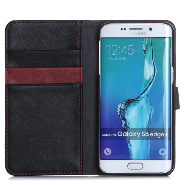 CoveredGear Plånboksfodral till Galaxy S6 Edge+ - Svart Svart