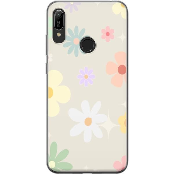 Mobilskal till Huawei Y6 (2019) med fejdande blommor