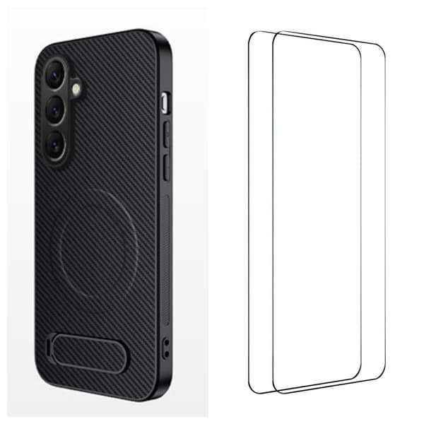 WANLONFENG Mobilskal för Samsung Galaxy S26 Plus Magnetiskt PC + TPU - Svart