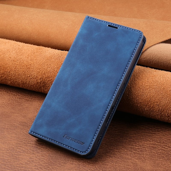 FORWENW iPhone Air Plånboksfodral Konstläder - Blå