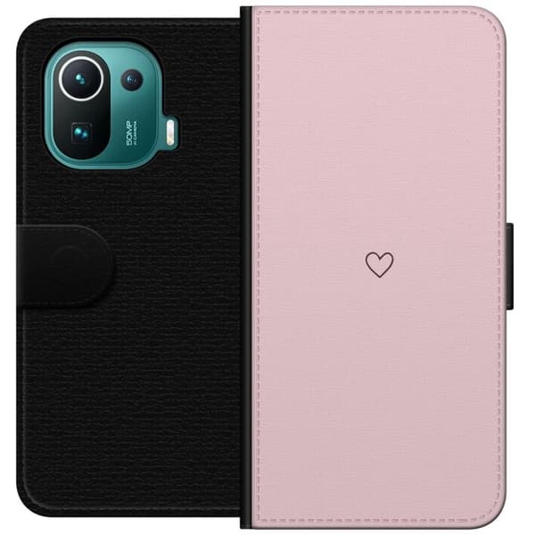 Plånboksfodral till Xiaomi Mi 11 Pro med Litet Hjärta