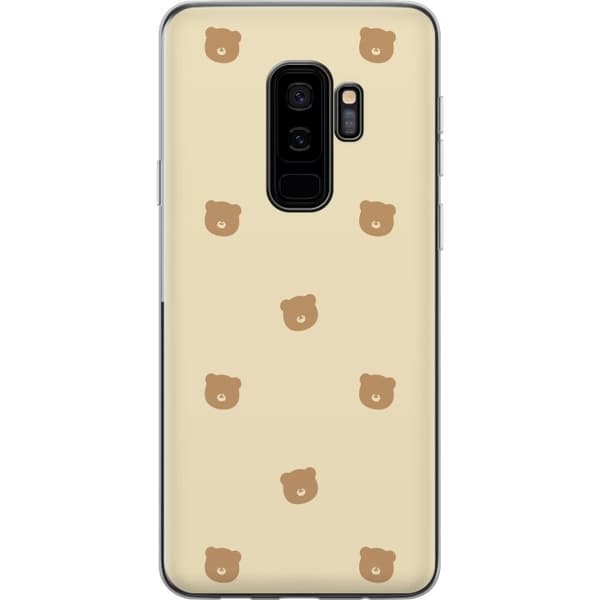 Taske til Samsung Galaxy S9+ med bjørnemønster