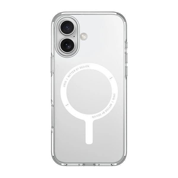 UNIQ Mobilskal till iPhone 16 Plus MagSafe Clario - Clear Transparent