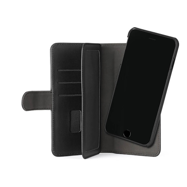 GEAR Mobilfodral Svart 7 Kortfack iPhone 11 2in1 Magnetskal Svart