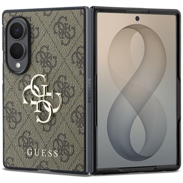 Guess Mobilskal För Galaxy Z Fold 8 Big 4G Logo - Brun