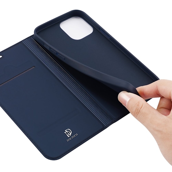 Dux Ducis PU Läder Plånboksfodral iPhone 12 Pro Max - Blå Blå