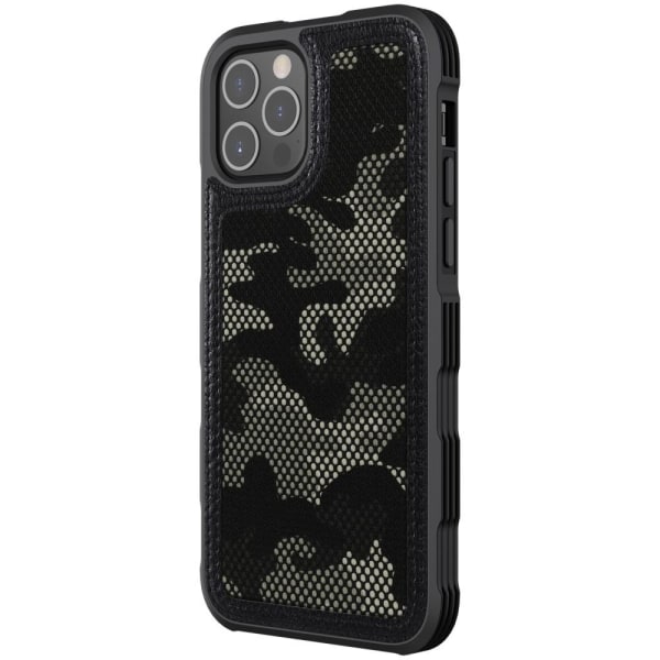 Nillkin Camouflage Hybrid Cover iPhone 12 & 12 Pro - Sort Black