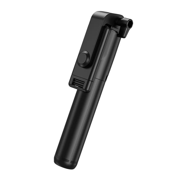 Selfiestick Teleskopstativ 1m med Telefonhållare - Svart