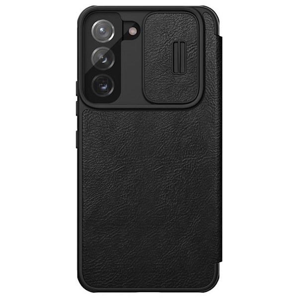 Nillkin Galaxy S22 Plus Plånboksfodral Qin Läder Pro Holster Flip - Svart Svart