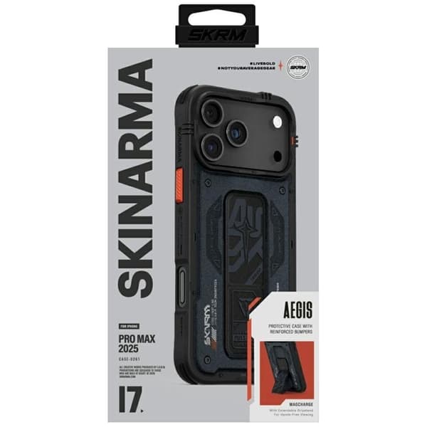 Skinarma Mobilskal till iPhone 17 Pro Max MagSafe Aegis - Marinblå Blå