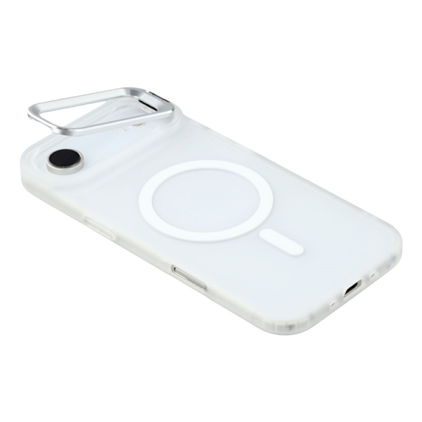 Mobilskal till iPhone Air MagSafe Lins Kickstand - Transparent Vit Vit