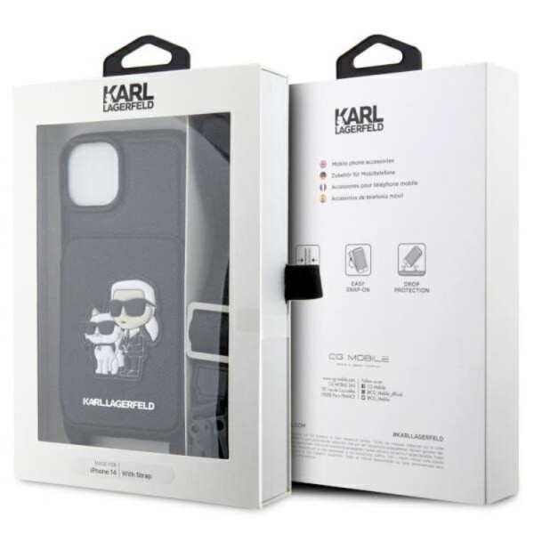 Karl Lagerfeld iPhone 14 Halsbandsskal Crossbody Karl