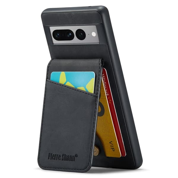 FIERRE SHANN Google Pixel 8 Pro Fodral PU+TPU - Svart