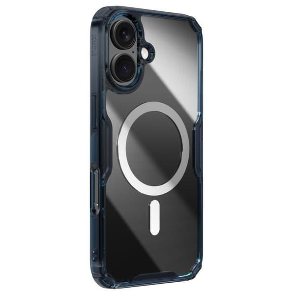 NILLKIN Pro Series Mobilskal till iPhone 16 Plus MagSafe TPU+PC Blå