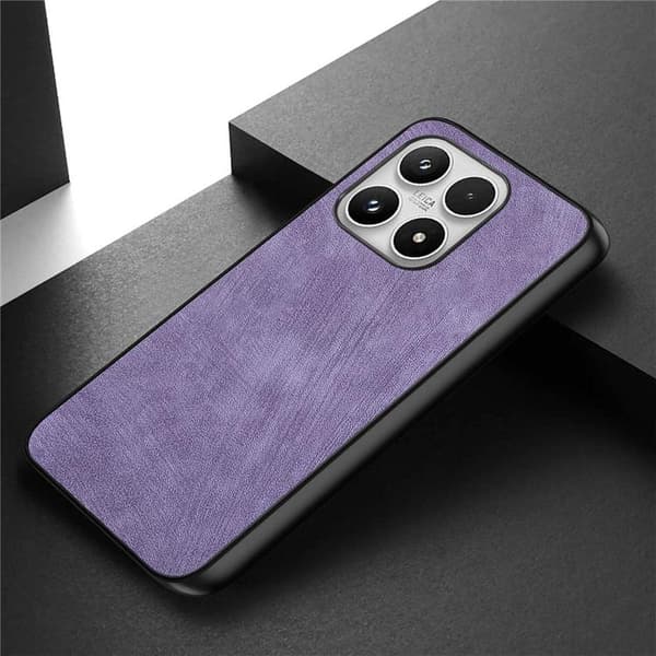 Mobilskal för Xiaomi 17 Retro Läder Shockproof Slim Lila