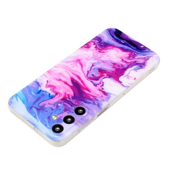 Mobilskal för Samsung Galaxy S26 Marmor mönster TPU - Röd