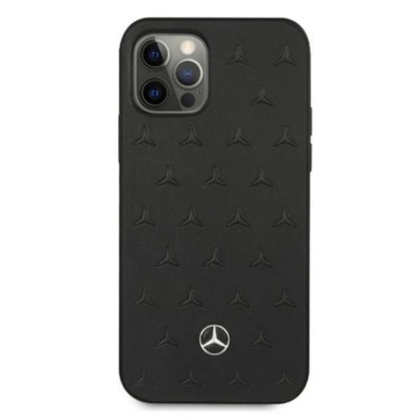 Mercedes iPhone 12 Pro Max Skal Läder - Svart Svart