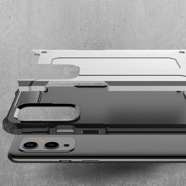 Hybrid Armor -suojakotelo Oneplus 9 - Musta Black