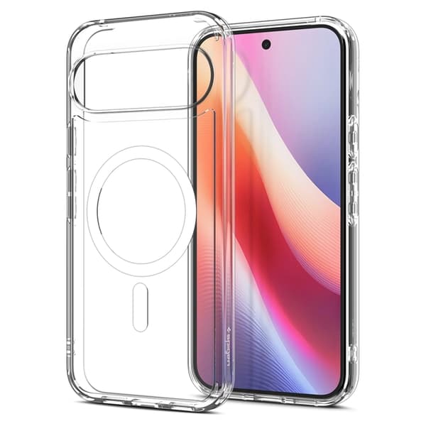 Spigen Mobilskal till Google Pixel 10/10 Pro Magsafe Ultra Hybrid - Clear/Vit Vit