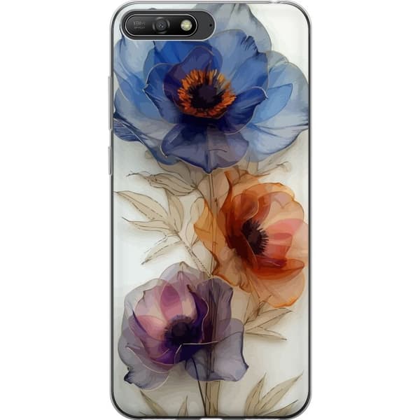 Mobilskal till Huawei Y6 (2018) med Silkesblommor