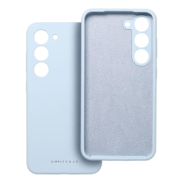Roar telefontaske til Galaxy A55 5G Cloud Skin - Lyseblå Blå