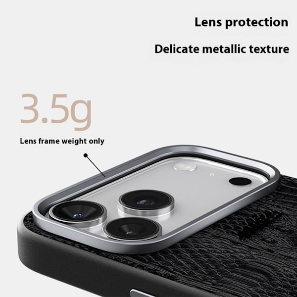 ABEEL Mobilskal till iPhone 17 Pro Max MagSafe Äkta Läder Blå
