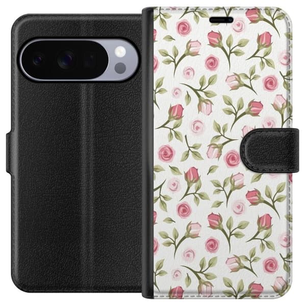 Plånboksfodral till Google Pixel 10 Pro XL med Blommigt
