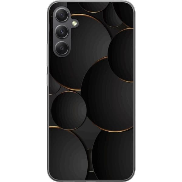 Telefontaske til Samsung Galaxy A24 4G med luksus cirkler