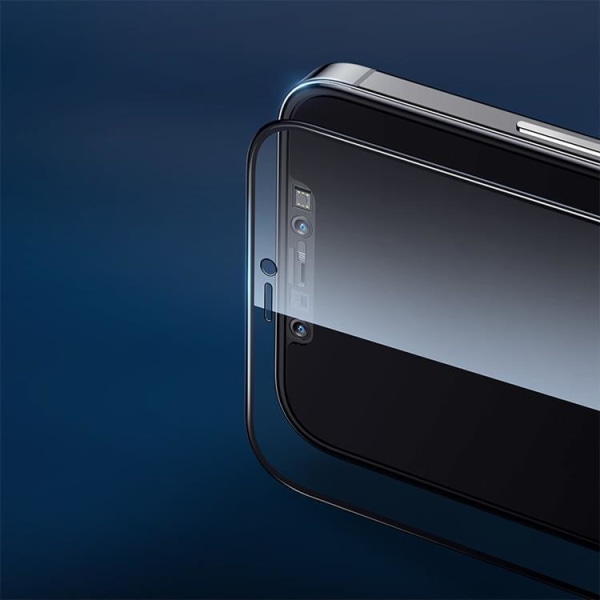 Joyroom iPhone 12 Pro Max karkaistu lasi Knight Series 2.5D - musta