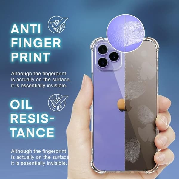 Anti-drop TPU iPhone 14 Pro Max Skal - Transparent Transparent