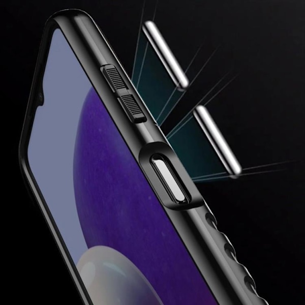 Thunder Fleksibelt Cover Galaxy A22 - Blå Blue