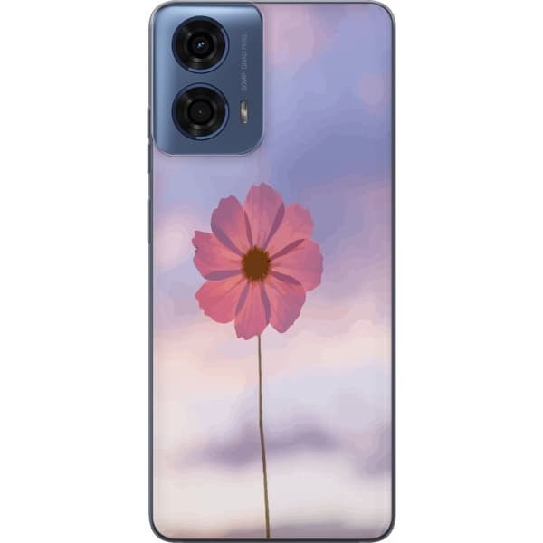 Mobilskal till Motorola Moto G24 med Rosa blomma