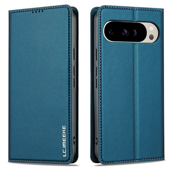 LC.IMEEKE L1 Series Google Pixel 10 Pro Plånboksfodral Konstläder - Blå