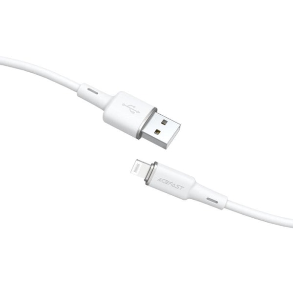 Acefast USB Till Lightning  Kabel 1.2m - Vit