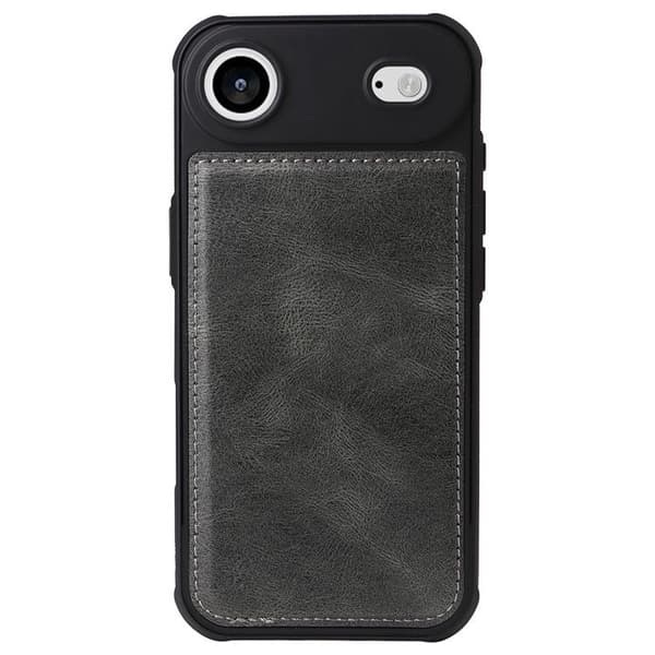 iPhone Air Konstläder Plånboksfodral Detachable Zipper - Grön Grön