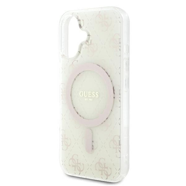 Guess Mobilskal till iPhone 16 Plus MagSafe IML 4G - Vit Vit