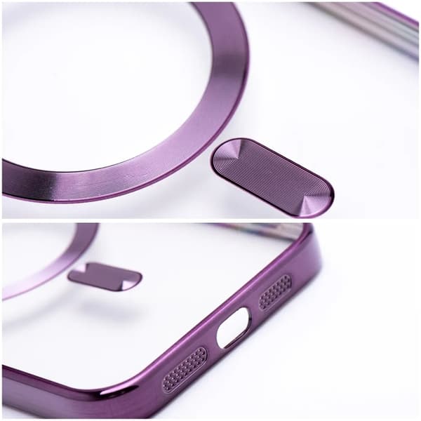 Telefontaske til iPhone 14 Pro MagSafe Electro Mag - Lilla Lila