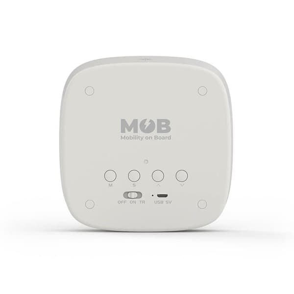 MOB Vækkeur med Natlampe Billy Clock - Grå Grå