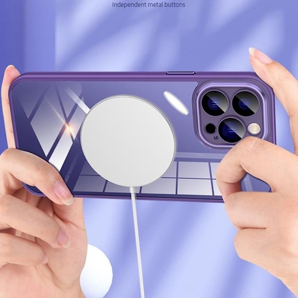 iPhone 14 Pro Max Skal Anti-slip TPU - Lila