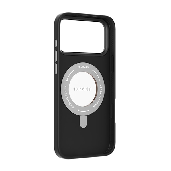 YOUNGKIT Mobilskal till iPhone 17 Pro Max Rotating Kickstand - Grå Grå