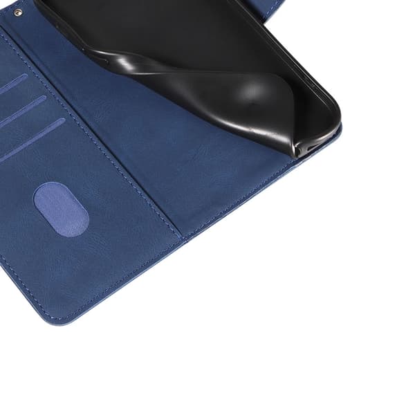 Sony Xperia 10 VII Plånboksfodral Curved Line Konstläder - Blå Blå