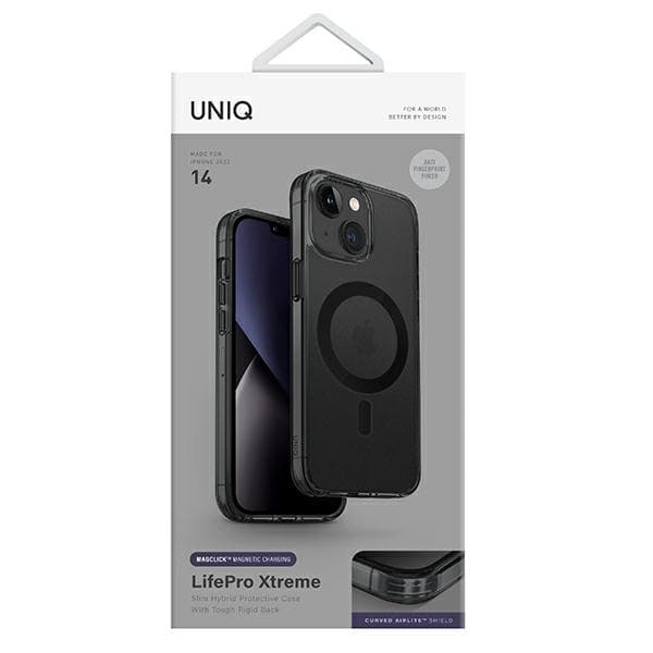 UNIQ telefonetui til iPhone 14 MagSafe LifePro Xtreme - Røgsikker