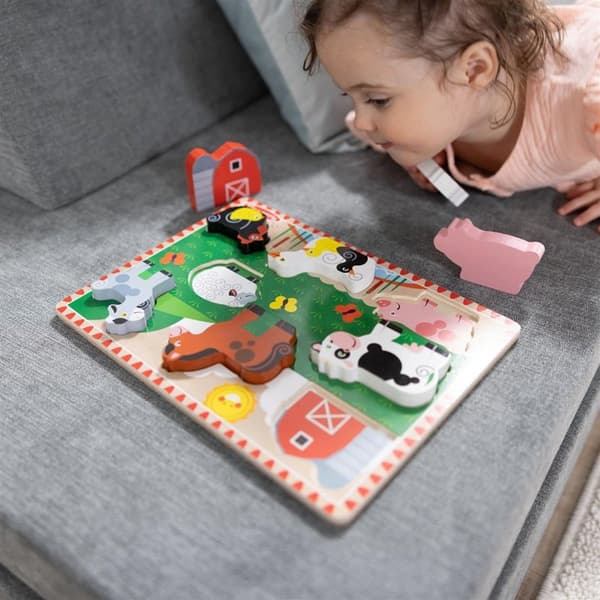 MND Wooden Chunky Puzzle Farm