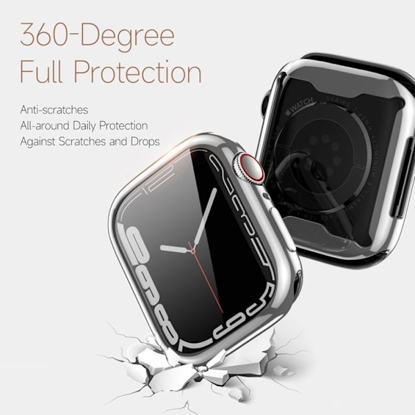 DUX DUCIS Apple Watch 7 41mm Skal Somo Flexible - Silver