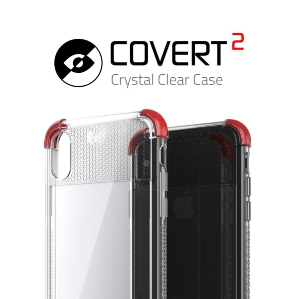 Ghostek Covert 2 Taske til Apple iPhone XS / X - Rød Red