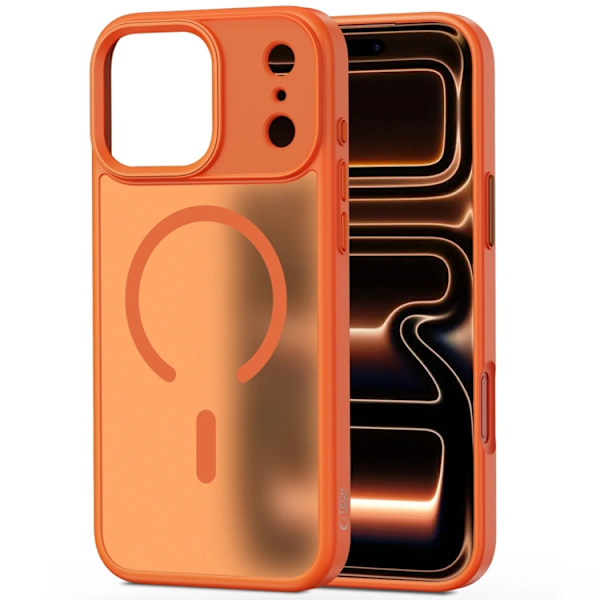 Tech-Protect Mobilskal till iPhone 17 Pro Magsafe Matte - Cosmic Orange Orange