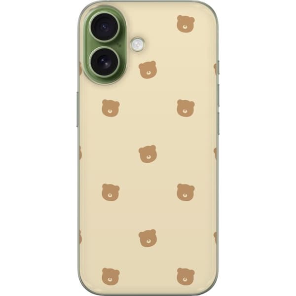 Mobilskal till Apple iPhone 17 med Björnmönster