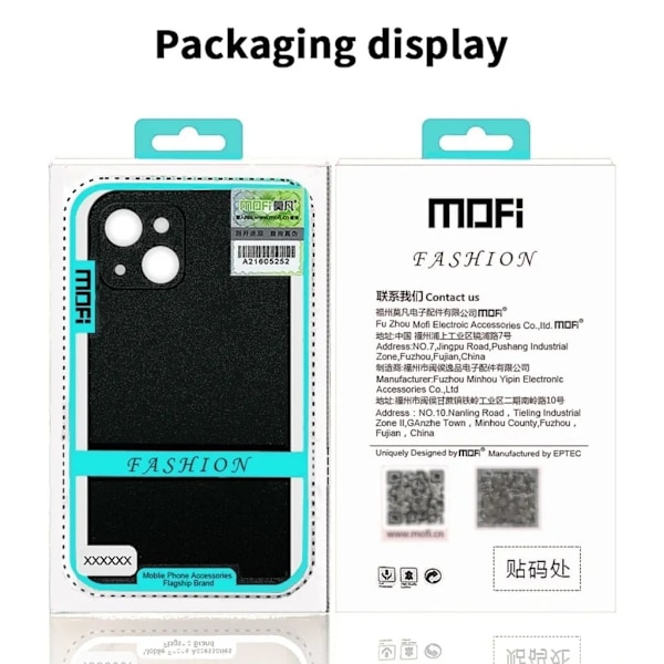 Mofi iPhone 15 Plus Mobilskal - Svart Svart