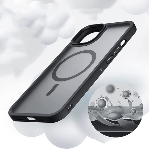 Tech-Protect iPhone 12/12 Pro mobiltaske Magsafe - mat marineblå