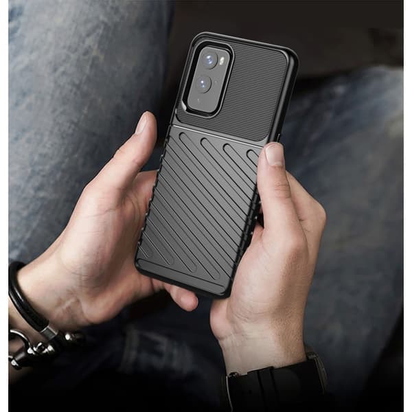 Thunder Twill Mobilskal till Oneplus 9 - Svart Blue